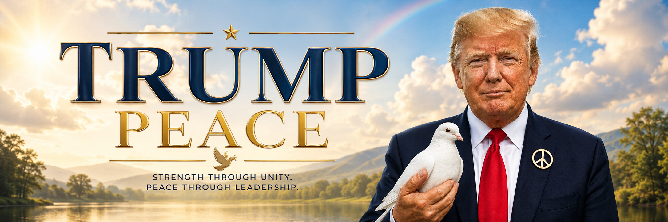 Trump Peace community banner